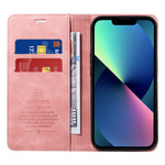 BETOPNICE 003 For iPhone 13 mini 5.4 inch Cell Phone Cover RFID Blocking Wallet Leather Stand Case