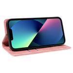 BETOPNICE 003 For iPhone 13 mini 5.4 inch Cell Phone Cover RFID Blocking Wallet Leather Stand Case