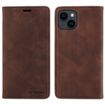 BETOPNICE 003 For iPhone 13 mini 5.4 inch Cell Phone Cover RFID Blocking Wallet Leather Stand Case
