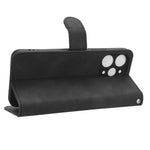 PU Leather Phone Cover for Xiaomi Redmi 12 4G , Cell Phone Case Skin-touch Stand Wallet Shell