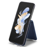 LC.IMEEKE For Samsung Galaxy Z Flip5 5G PU Leather Phone Cover RFID Blocking Card Slot Case