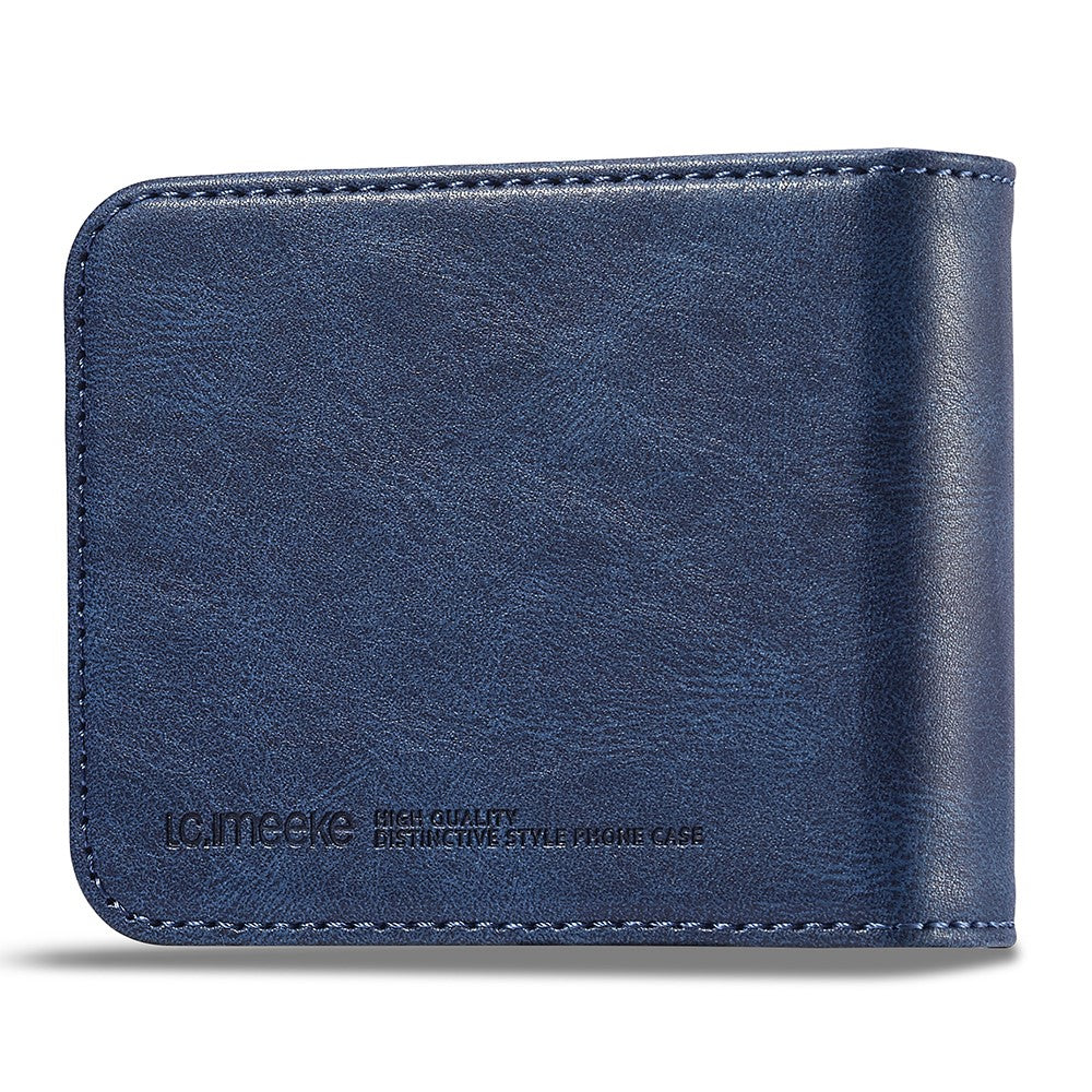 LC.IMEEKE For Samsung Galaxy Z Flip5 5G PU Leather Phone Cover RFID Blocking Card Slot Case