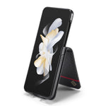 LC.IMEEKE Läderfodral till Samsung Galaxy Z Flip4 5G, Korthållare med Kolfibertextur