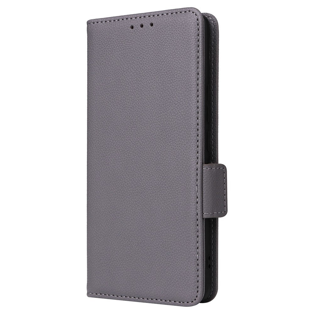 Xiaomi Civi 3 5G Plånboksfodral PU-läder Litchi-textur Stativskyddande fodral med handrem