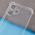 For Xiaomi Redmi 12 4G Four Corners Drop Resistant TPU Case Transparent Phone Cover