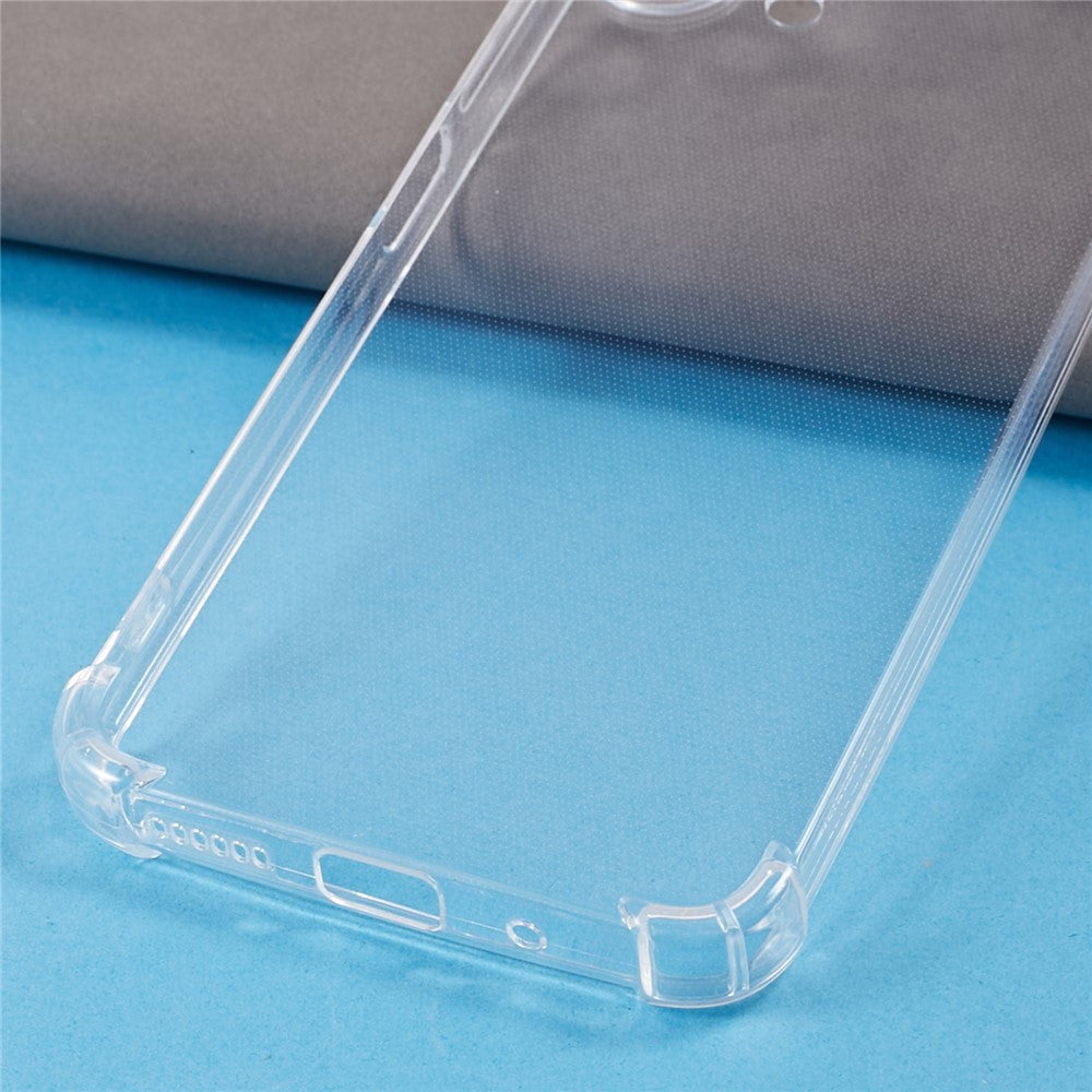 For Xiaomi Redmi 12 4G Four Corners Drop Resistant TPU Case Transparent Phone Cover