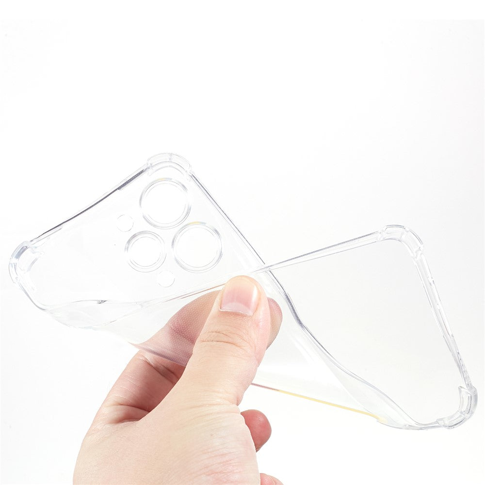 For Xiaomi Redmi 12 4G Four Corners Drop Resistant TPU Case Transparent Phone Cover
