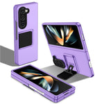 For Samsung Galaxy Z Fold5 5G Kickstand Phone Case Drop-proof Hard PC Cover