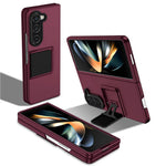 For Samsung Galaxy Z Fold5 5G Kickstand Phone Case Drop-proof Hard PC Cover