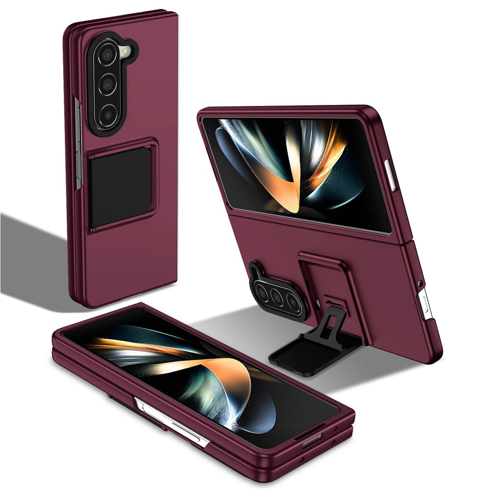 For Samsung Galaxy Z Fold5 5G Kickstand Phone Case Drop-proof Hard PC Cover