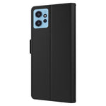 Silky Feeling Leather Case For Xiaomi Redmi Note 12 4G , Phone Stand Built-in Mirror Card Holder Shell Cover