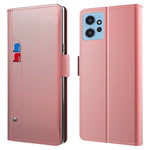 Silky Feeling Leather Case For Xiaomi Redmi Note 12 4G , Phone Stand Built-in Mirror Card Holder Shell Cover