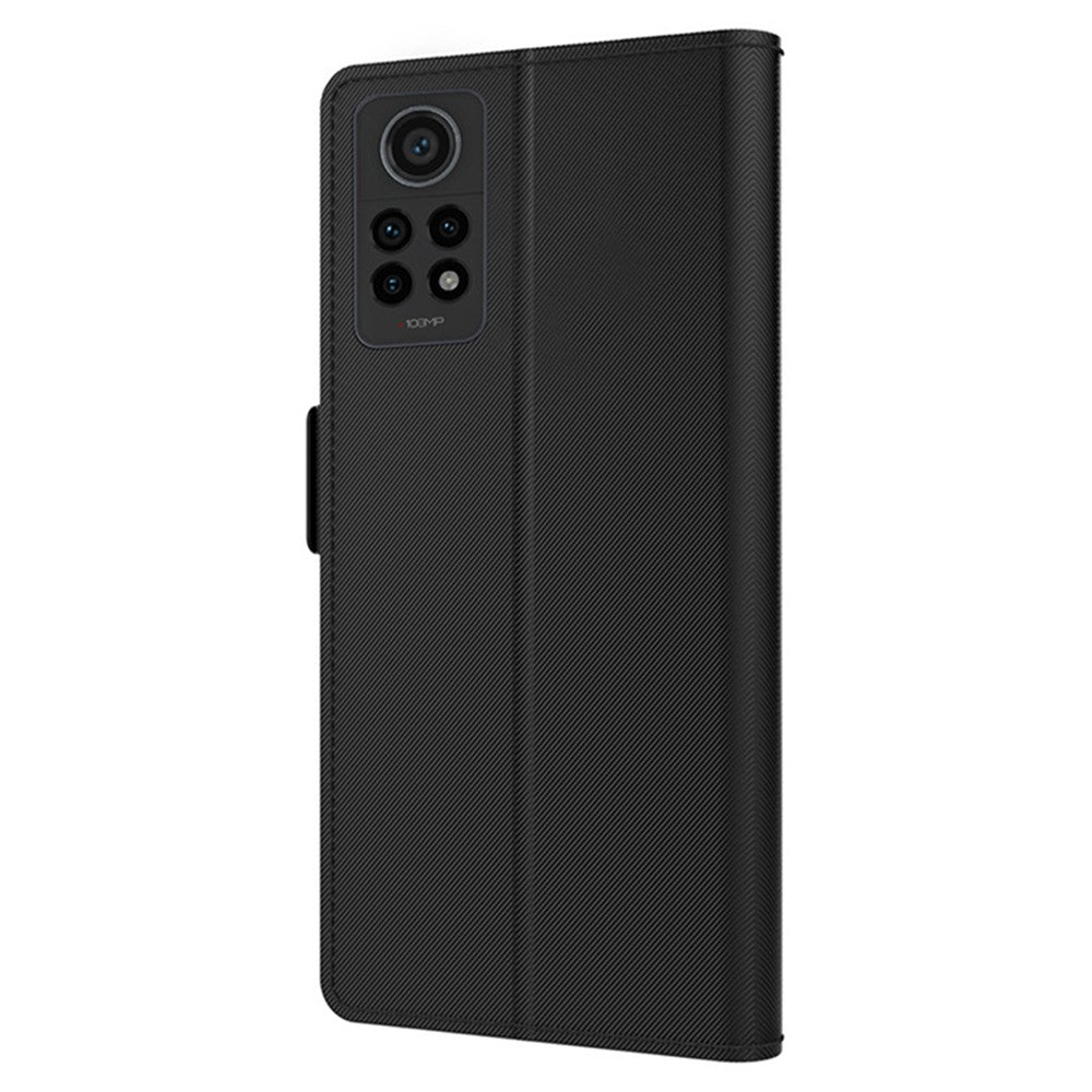 Xiaomi Redmi Note 12 Pro 4G / Redmi Note 11 Pro 4G (MediaTek) / 5G (Qualcomm) PU-läderfodral med spegeldesign, korthållare