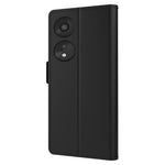 PU Leather Mobile Phone Case for Oppo A78 5G , Built-in Mirror Card Holder Phone Stand Cover Shell