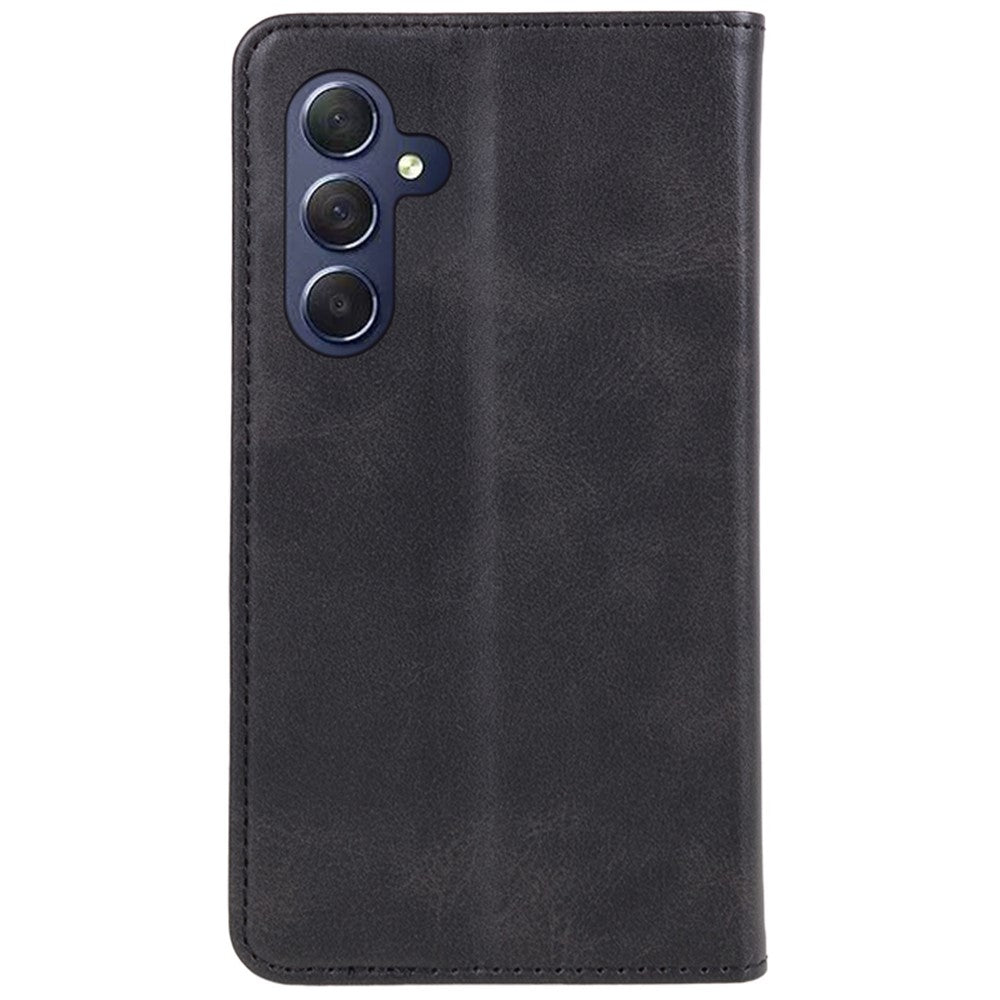 For Samsung Galaxy A25 5G (Global) (161.0 x 76.5 x 8.3mm) Wallet Calf Texture Phone Case Shockproof PU Leather Shell Flip Stand Cover