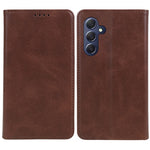 For Samsung Galaxy A25 5G (Global) (161.0 x 76.5 x 8.3mm) Wallet Calf Texture Phone Case Shockproof PU Leather Shell Flip Stand Cover