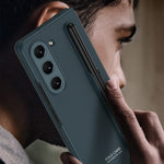 GKK Phone Case for Samsung Galaxy Z Fold5 5G Hard PC Ultra Thin Protective Cover with Pen Slot