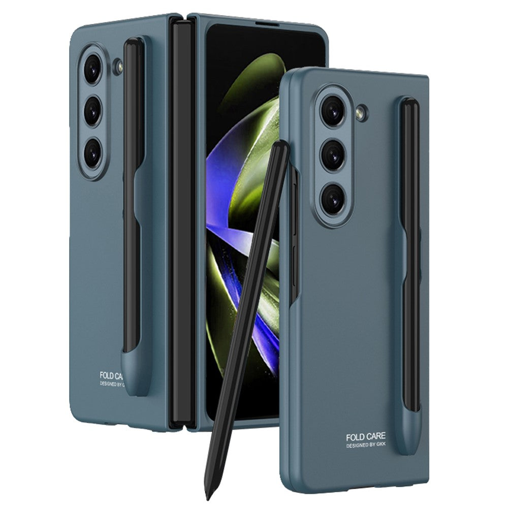 GKK Phone Case for Samsung Galaxy Z Fold5 5G Hard PC Ultra Thin Protective Cover with Pen Slot