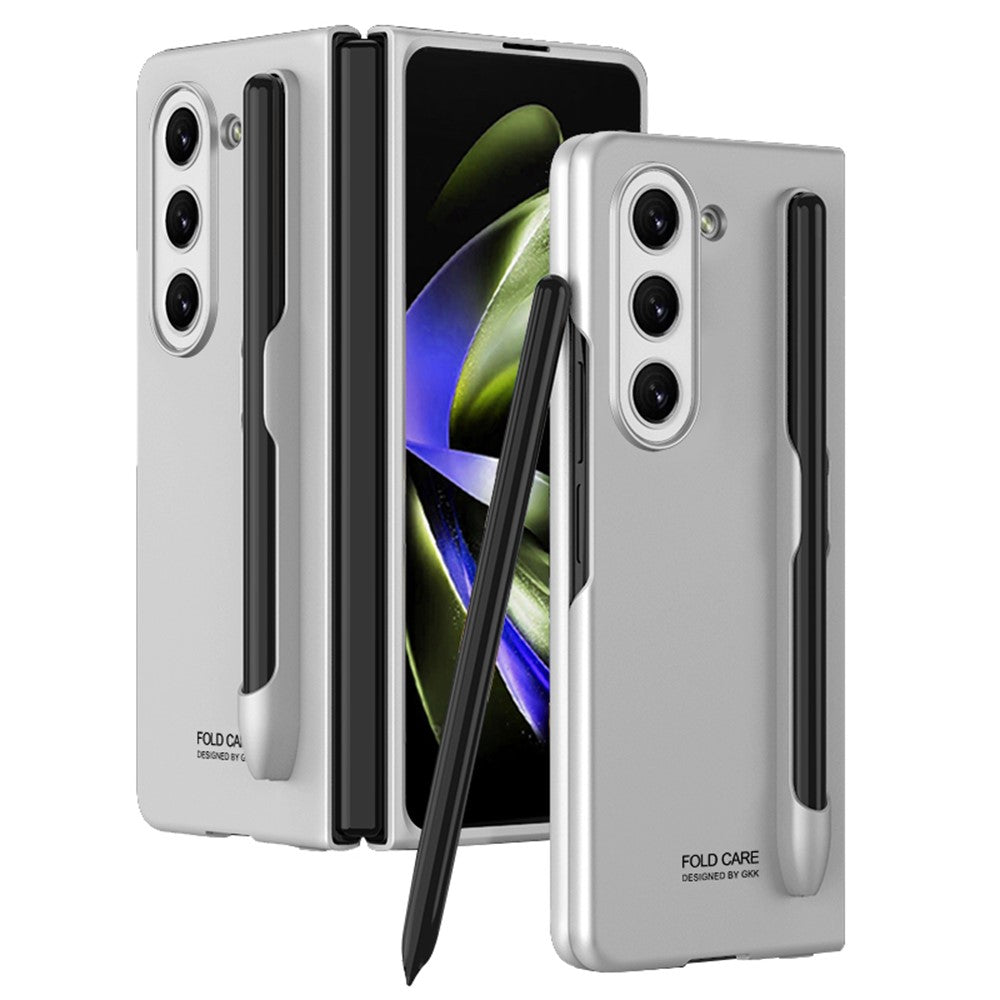 GKK Phone Case for Samsung Galaxy Z Fold5 5G Hard PC Ultra Thin Protective Cover with Pen Slot