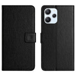 For Xiaomi Redmi 12 4G Litchi Texture Wallet Phone Case PU Leather Full Protection Stand Cover