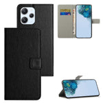 For Xiaomi Redmi 12 4G Litchi Texture Wallet Phone Case PU Leather Full Protection Stand Cover
