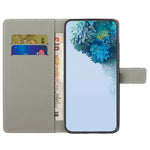 PU Leather Cover for Samsung Galaxy S23 FE Pattern Printing Wallet Stand Phone Case