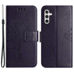 Wallet Case for Samsung Galaxy S23 FE Owl Tree Imprinted PU Leather Stand Phone Cover
