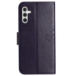 Wallet Case for Samsung Galaxy S23 FE Owl Tree Imprinted PU Leather Stand Phone Cover