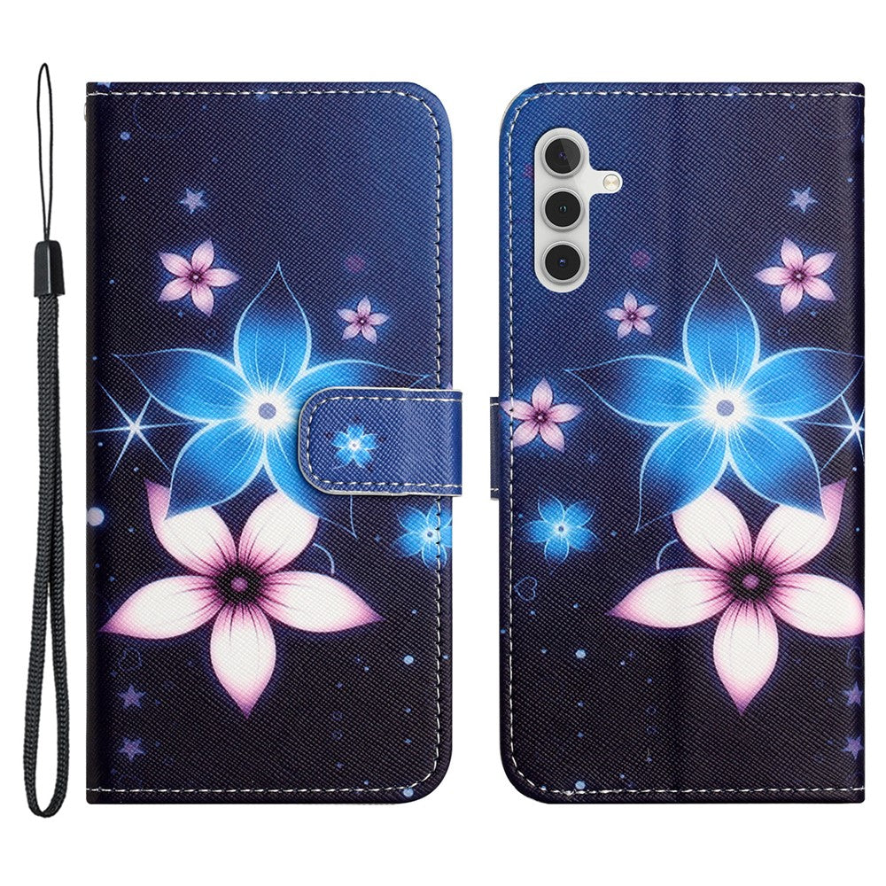 For Samsung Galaxy S23 FE 3D Pattern Printing Stand Cover PU Leather Wallet Phone Case