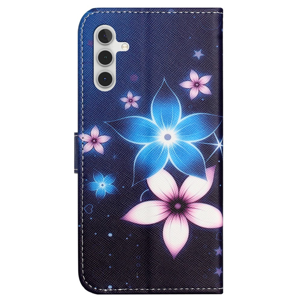 For Samsung Galaxy S23 FE 3D Pattern Printing Stand Cover PU Leather Wallet Phone Case