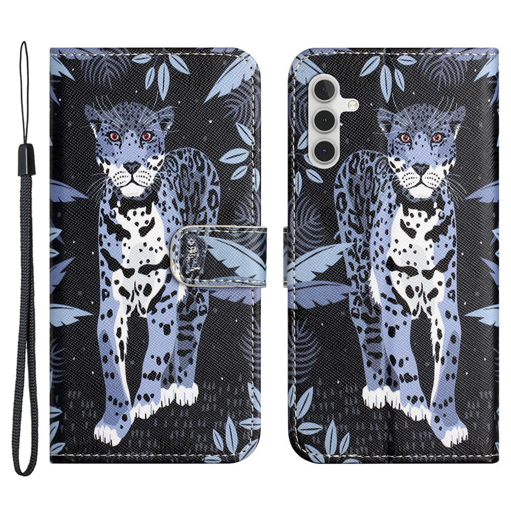 For Samsung Galaxy S23 FE 3D Pattern Printing Stand Cover PU Leather Wallet Phone Case