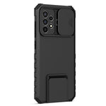 For Samsung Galaxy A52 4G / A52 5G / A52s 5G PC+TPU Kickstand Cover Slide Camera Lid Phone Case