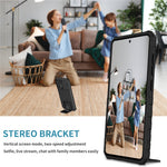 For Samsung Galaxy A52 4G / A52 5G / A52s 5G PC+TPU Kickstand Cover Slide Camera Lid Phone Case