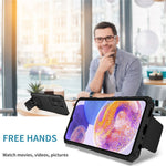 For Samsung Galaxy A23 4G / A23 5G (Global Version) Slide Camera Lid Phone Case PC+TPU Kickstand Cover