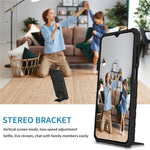For Samsung Galaxy A23 4G / A23 5G (Global Version) Slide Camera Lid Phone Case PC+TPU Kickstand Cover