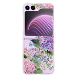Hårdt PC-telefoncover til Samsung Galaxy Z Flip5 5G med mønstertryk, beskyttende telefoncover