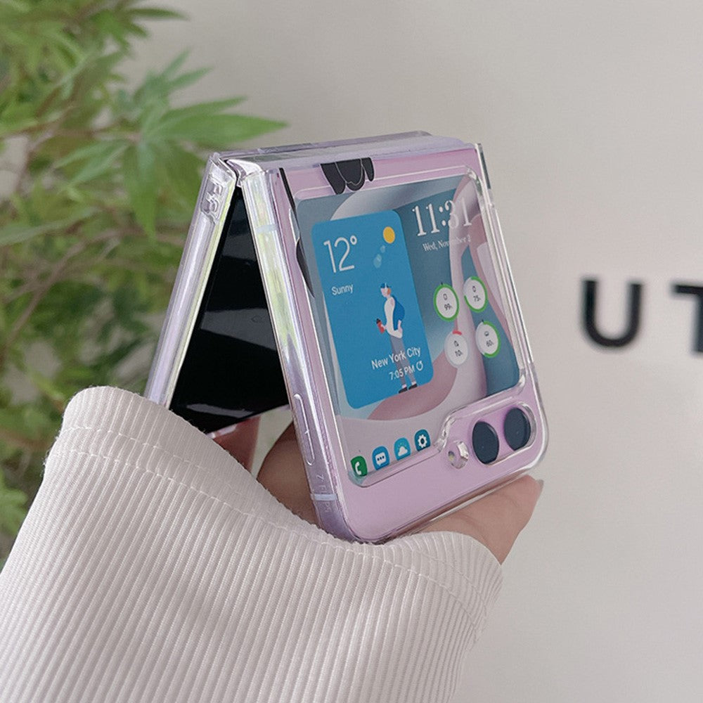 Hardt PC-telefoncover til Samsung Galaxy Z Flip5 5G, beskyttende telefoncover med mønsterprint