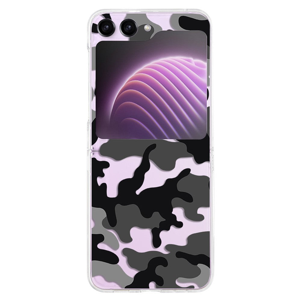 Hardt PC-telefoncover til Samsung Galaxy Z Flip5 5G, beskyttende telefoncover med mønsterprint