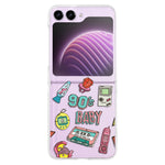 Hardt PC-telefoncover til Samsung Galaxy Z Flip5 5G, beskyttende telefoncover med mønsterprint