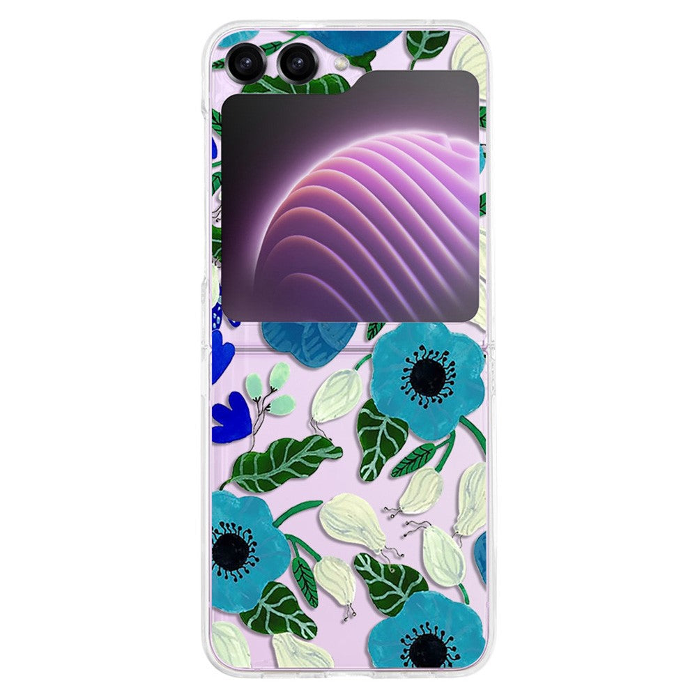 Hardt PC-telefoncover til Samsung Galaxy Z Flip5 5G, beskyttende telefoncover med mønsterprint