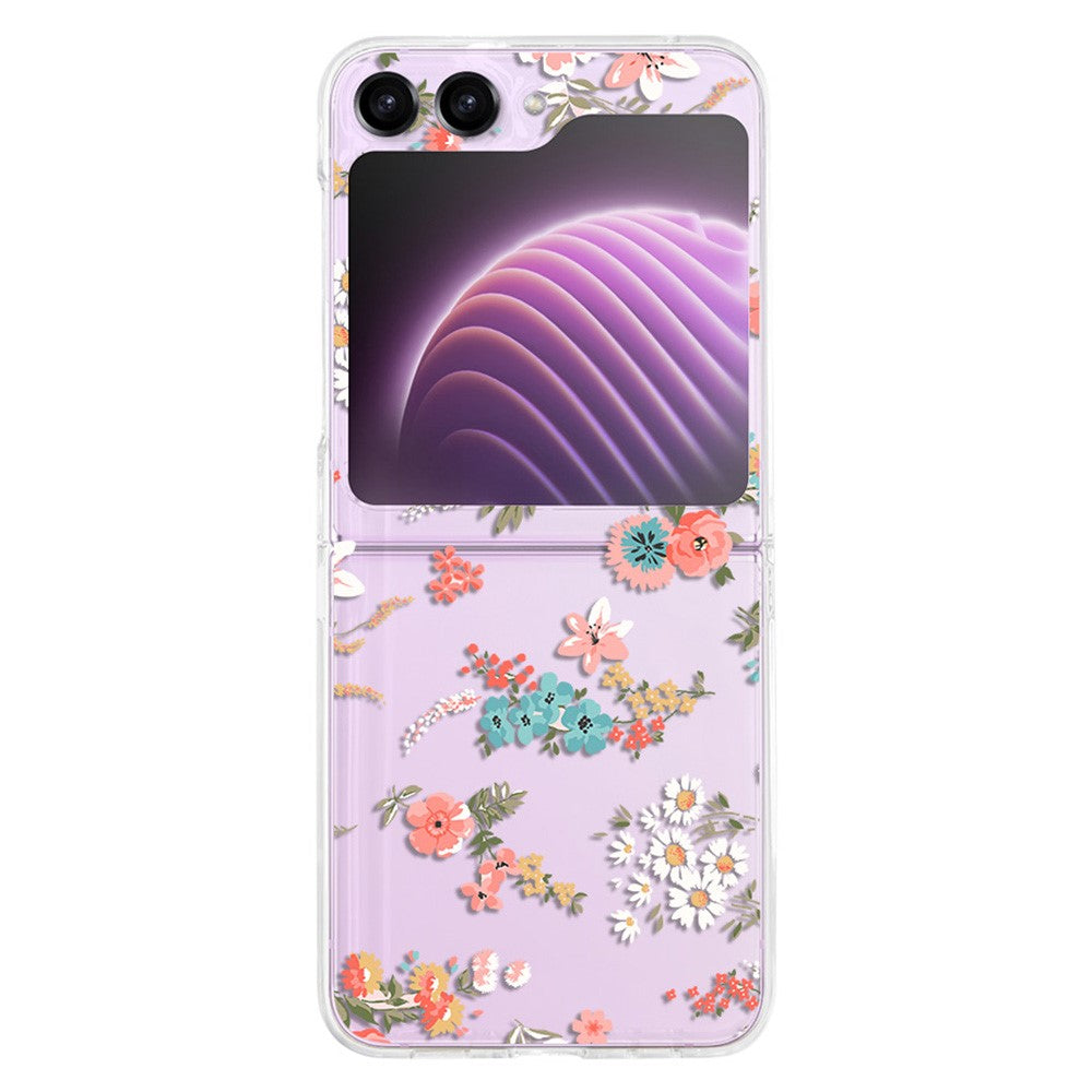 Hardt PC-telefoncover til Samsung Galaxy Z Flip5 5G, beskyttende telefoncover med mønsterprint