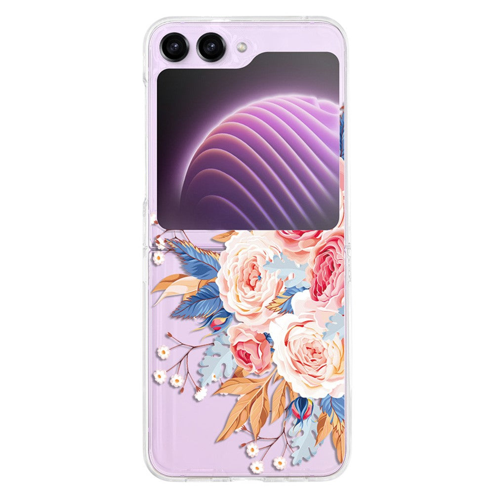 Hardt PC-telefoncover til Samsung Galaxy Z Flip5 5G, beskyttende telefoncover med mønsterprint