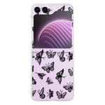 Pattern Printing Phone Case for Samsung Galaxy Z Flip5 5G, Anti-scratch PC Phone Cover