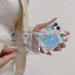 Pattern Printing Phone Case for Samsung Galaxy Z Flip5 5G, Anti-scratch PC Phone Cover