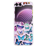 Pattern Printing Phone Case for Samsung Galaxy Z Flip5 5G, Anti-scratch PC Phone Cover