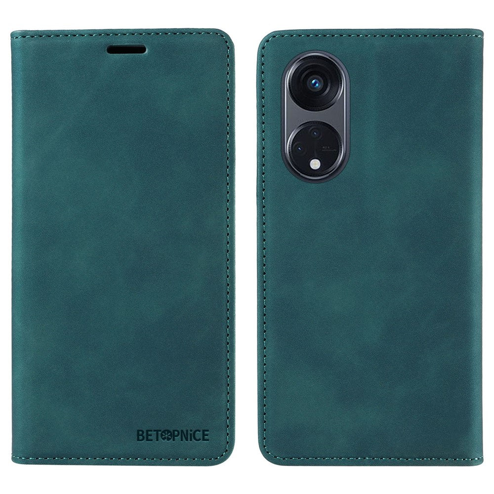 BETOPNICE 003 For Oppo Reno8 T 5G / A1 Pro 5G Bump Proof Leather Phone Case RFID Blocking Wallet Stand Cover