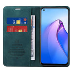 BETOPNICE 003 Wallet Shell for Oppo Reno8 5G (Global Version) RFID Blocking Leather Phone Case Stand Cover