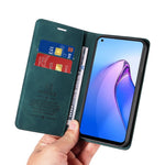 BETOPNICE 003 Wallet Shell for Oppo Reno8 5G (Global Version) RFID Blocking Leather Phone Case Stand Cover