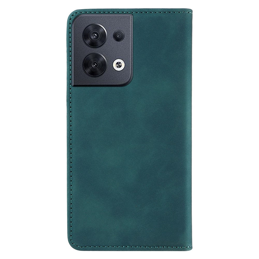 BETOPNICE 003 Wallet Shell for Oppo Reno8 5G (Global Version) RFID Blocking Leather Phone Case Stand Cover
