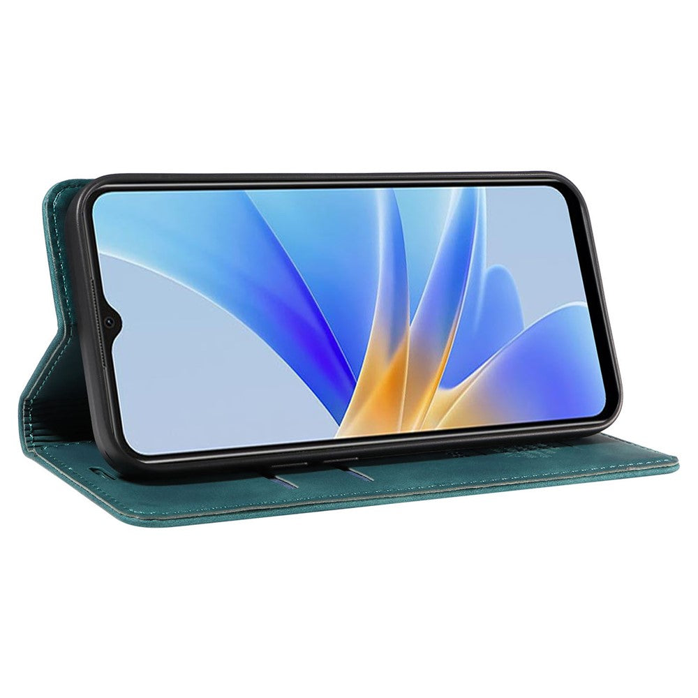 BETOPNICE 003 Wallet Shell for Oppo A17 4G / A17k 4G Leather Phone Case RFID Blocking Foldable Stand Cover